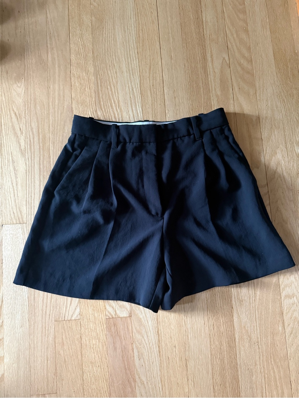 Wilfred Black Tailored High-Waist Bermuda Shorts